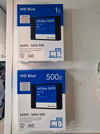 Hard Disk Ssd 1TB e 500GB