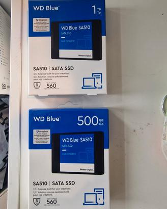 Hard Disk Ssd 1TB e 500GB
