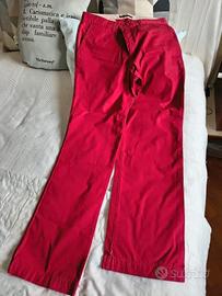 pantaloni uomo cotone rossi Dockers