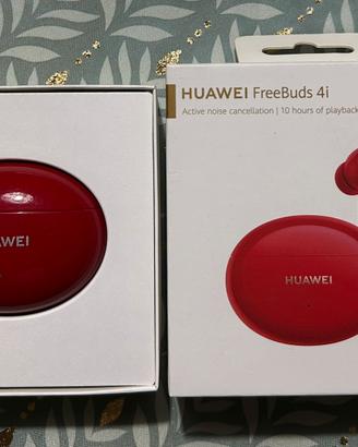 Cuffie huawei freebuds 4i rosse