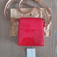 Pochette rossa in pelle Louis Vuitton