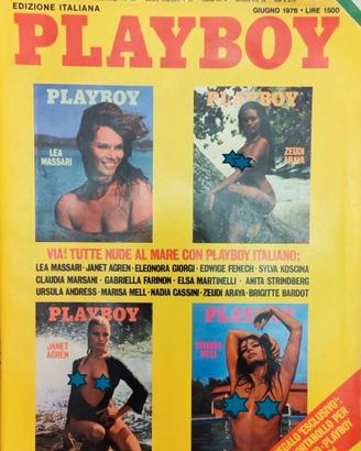 Playboy Italia Giugno 1976 Lea Massari