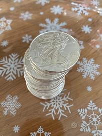 40 Monete Once argento 999