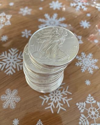 40 Monete Once argento 999