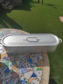 Pesciera professionale in alluminio 80 cm