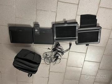 2 MONITOR DVD/USB PER POGGIATESTA AUTO