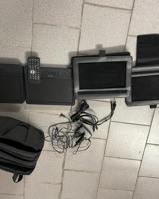 2 MONITOR DVD/USB PER POGGIATESTA AUTO