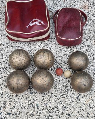 bocce francesi antiche in metallo