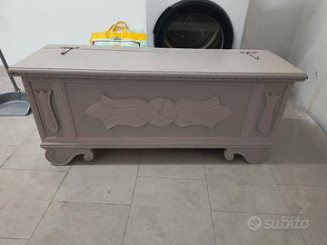 cassapanca stile shabby 