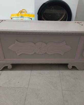 cassapanca stile shabby 