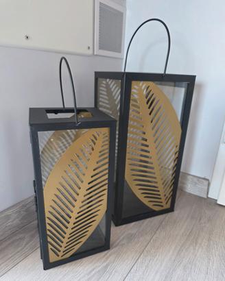 coppia lanterne da arredamento 