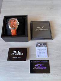 Orologio Chronotech arancione ref. 7896 M