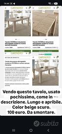 TAVOLO NUOVO GRANDE E APRIBILE