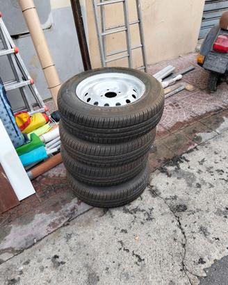 4 Cerchi per Alfa Romeo d epoca,duetto ,giulia