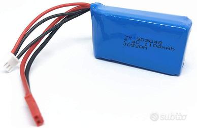 Batteria LiPo 7.4V 1100mAh WLtoys A949 A959 RC