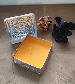 Candela profumata in cofanetto di alluminio