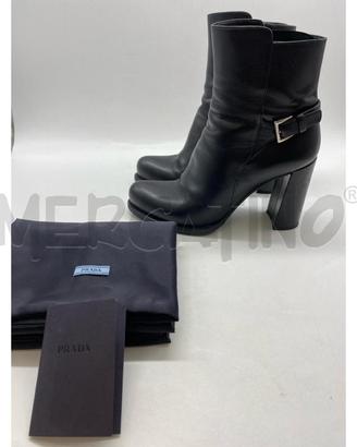 STIVALETTI DONNA PRADA NERI