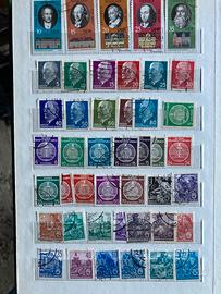 Francobolli Germania e DDR