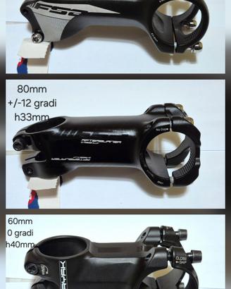 mtb attacco manubrio FSA Shimano PRO 
