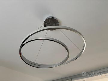 Lampadario LED Malena 60cm cromato – luce neutra