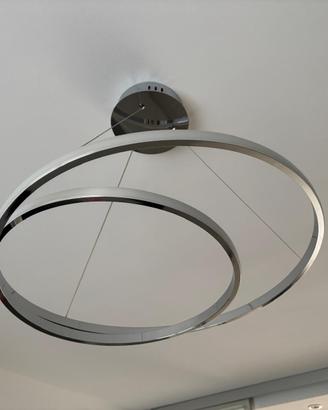 Lampadario LED Malena 60cm cromato – luce neutra