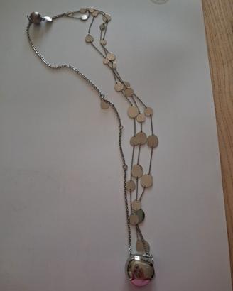 Collana Breil "Heart" in acciaio – 2 in 1 -