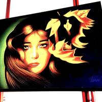 Dipinto 68x46 a mano su tela