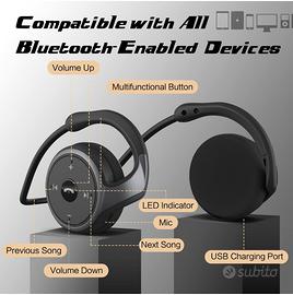 Cuffie Bluetooth con Microfono