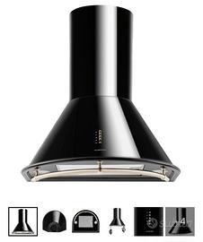 Cappa Klarstein Retro aspirante 60cm, 490 m3/h