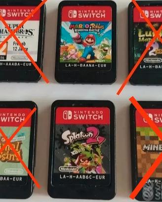 giochi in blocco Nintendo switch