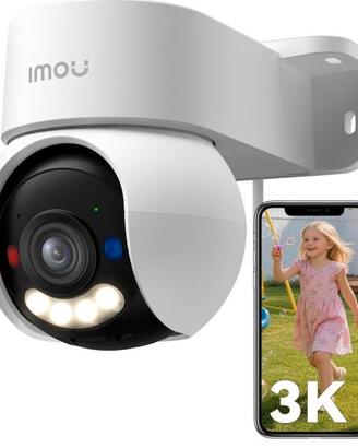 Imou Talos 3K/5MP Telecamera WiFi da Esterno, Tele
