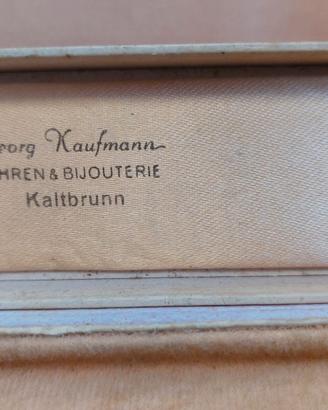 Custodia orologio d'epoca Georg Kaufmann Kaltbrunn