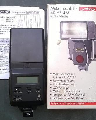 Flash Metz 40 AF-4M Minolta Sony