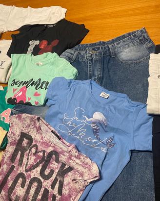 21 CAPI abbigliamento ragazza giovane 10 12 anni