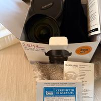 SAMYANG 14 mm. F 2.8