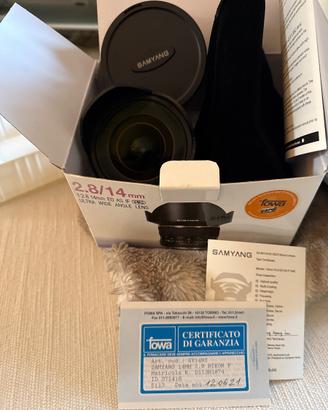 SAMYANG 14 mm. F 2.8