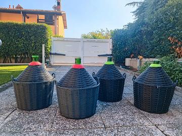 damigiana per vino ed olio