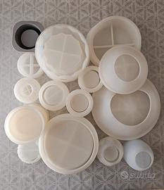 Stampi Silicone Vasi e Ciotole per Gesso