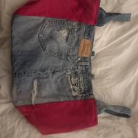 Borsa cachemire e denim