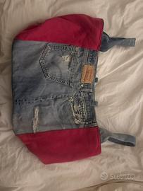 Borsa cachemire e denim