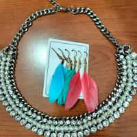 Collana e orecchini 