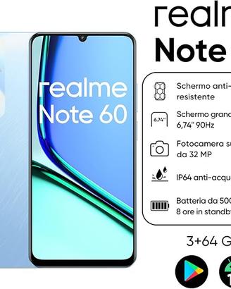 smartphone Realme Note 60 3+64GB Dual SIM