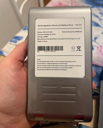 Batteria ricaricabile al litio mod. JYB-7S1P-001