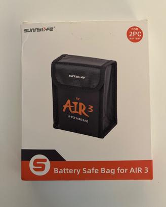 Sacchetto ignifugo per batterie drone dji