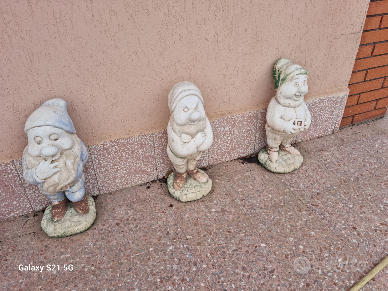 Set Statuette Da Giardino Biancaneve E 7 Nani | Poliresina | Per Esterno | Decorazione Giardino - Foto 6