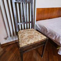 Sedia barocchetto anni ’50 in legno massello