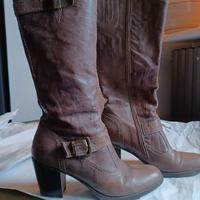 Stivali in pelle donna Nero Giardini