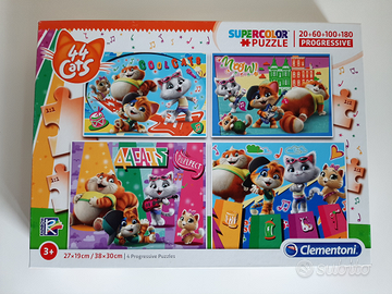 4 puzzle dei 44 Gatti