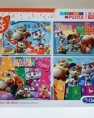 4 puzzle dei 44 Gatti