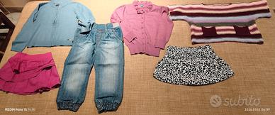 maglioncini +un jeans  +gonnellini